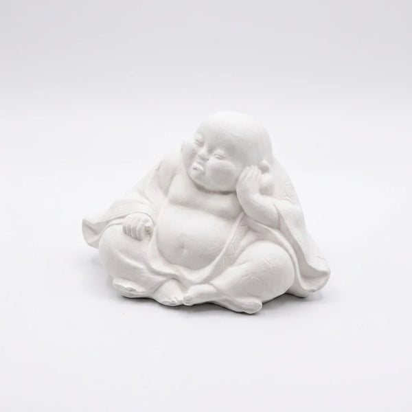 Bouddha assis en plâtre